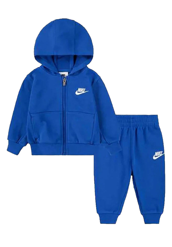 Completo felpa blu per neonato