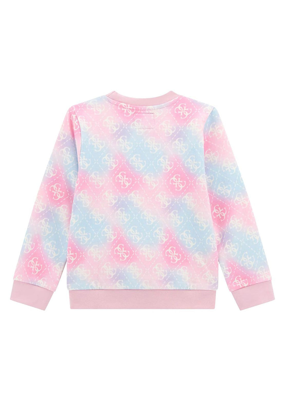 Felpa girocollo multicolor per bambina