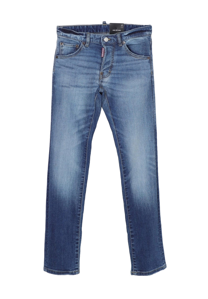 Jeans blu denim per bambino