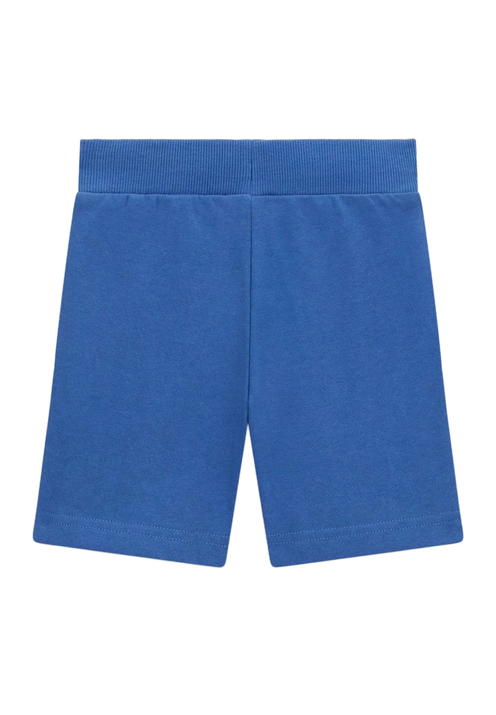 Bermuda felpa blu per bambino