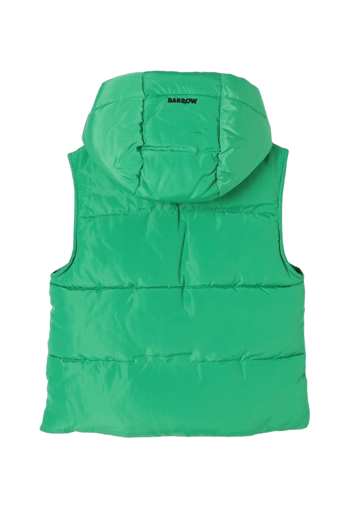 Giubbotto smanicato verde per bambino
