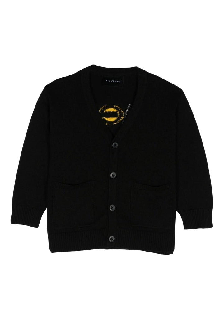 Cardigan nero per neonato