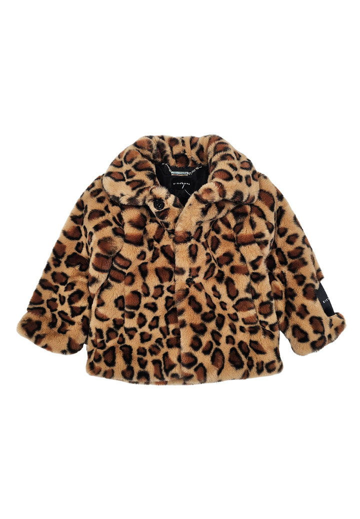 Leopard jacket for baby girls