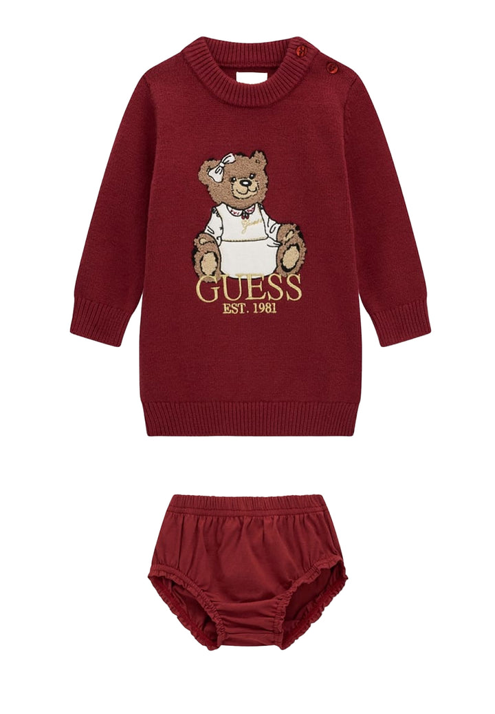 Vestito rosso per neonata