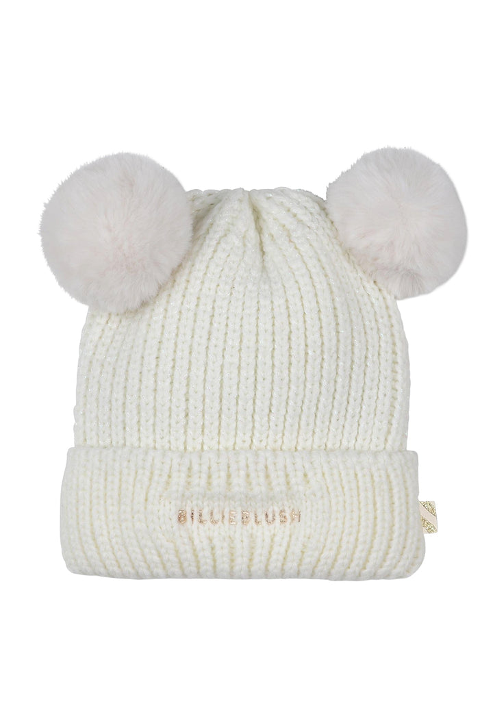 Cappello avorio per bambina