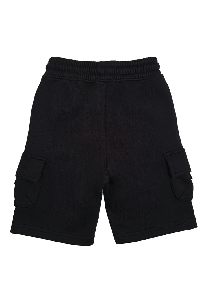 Bermuda felpa nero per bambino