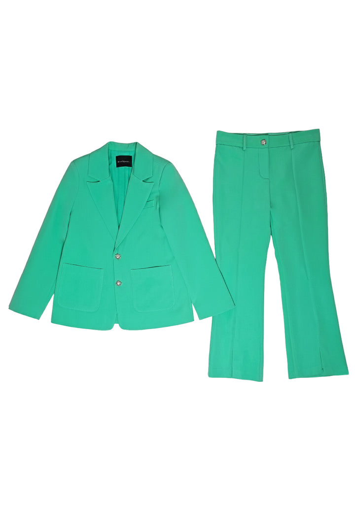 Completo verde per bambina