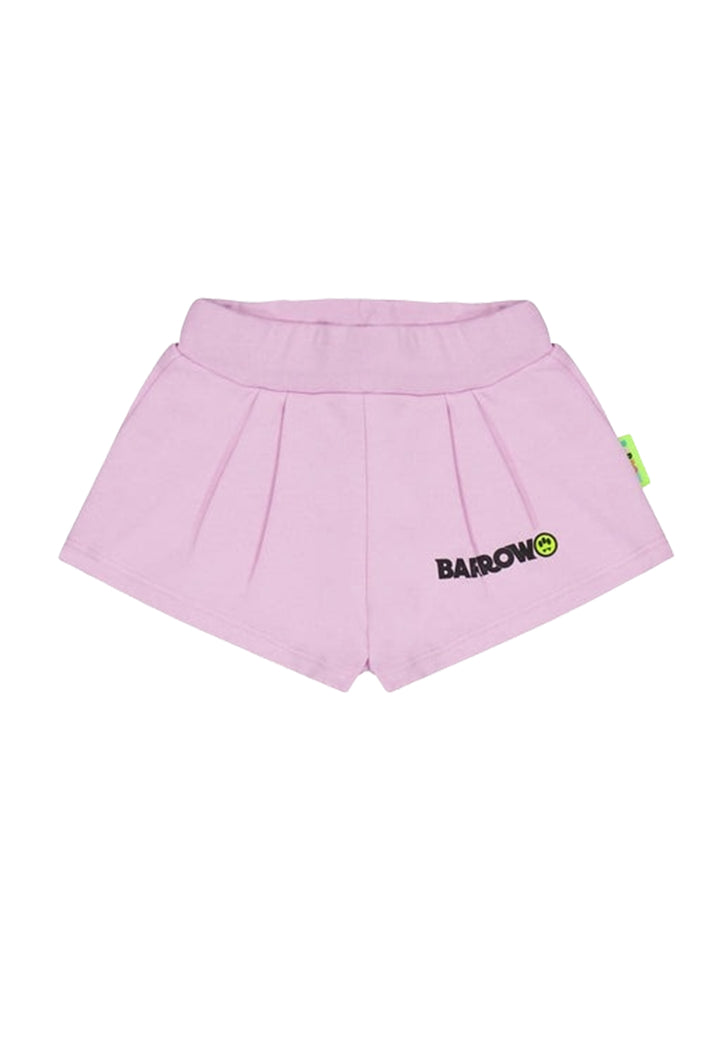 Short felpa rosa per neonata