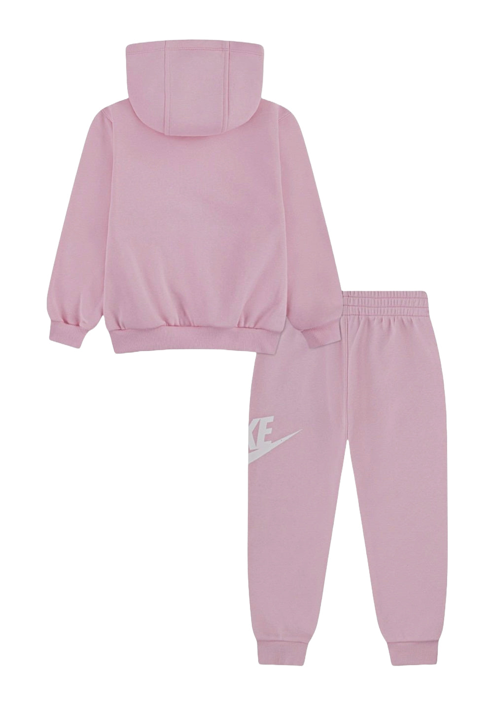 Completo felpa rosa per bambina