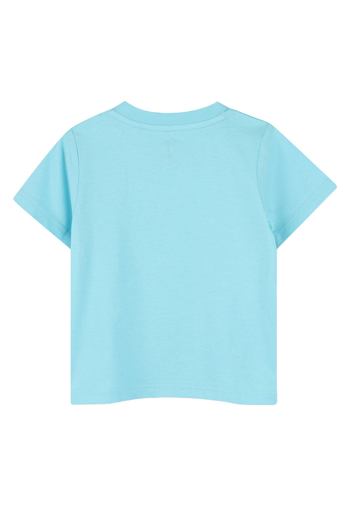 T-shirt celeste per bambino