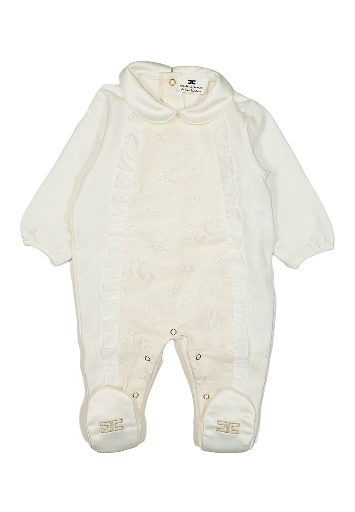 Cream baby romper