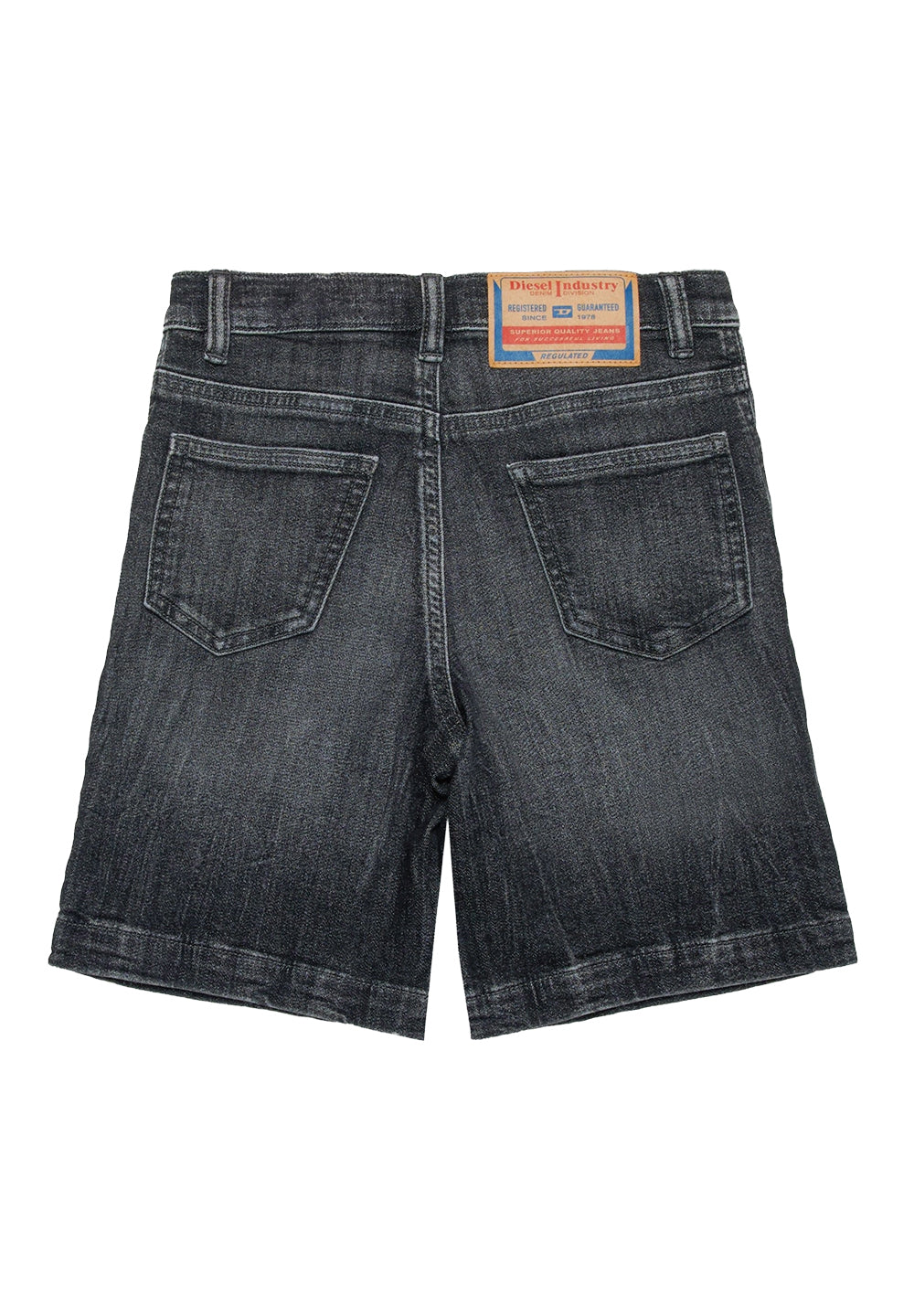 Bermuda en jean noir pour garçon