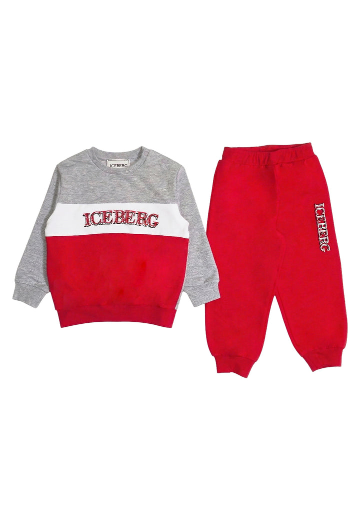 Completo felpa multicolor per bambino