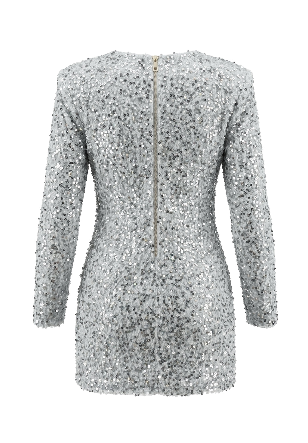 Vestito paillettes argento per bambina