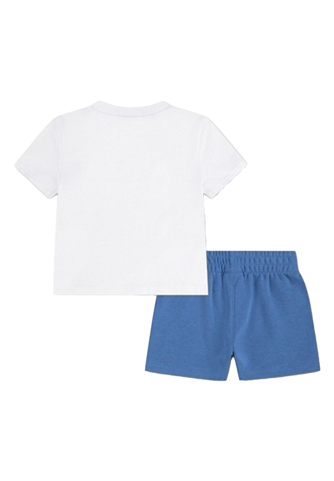 Completo bianco-blu per bambino
