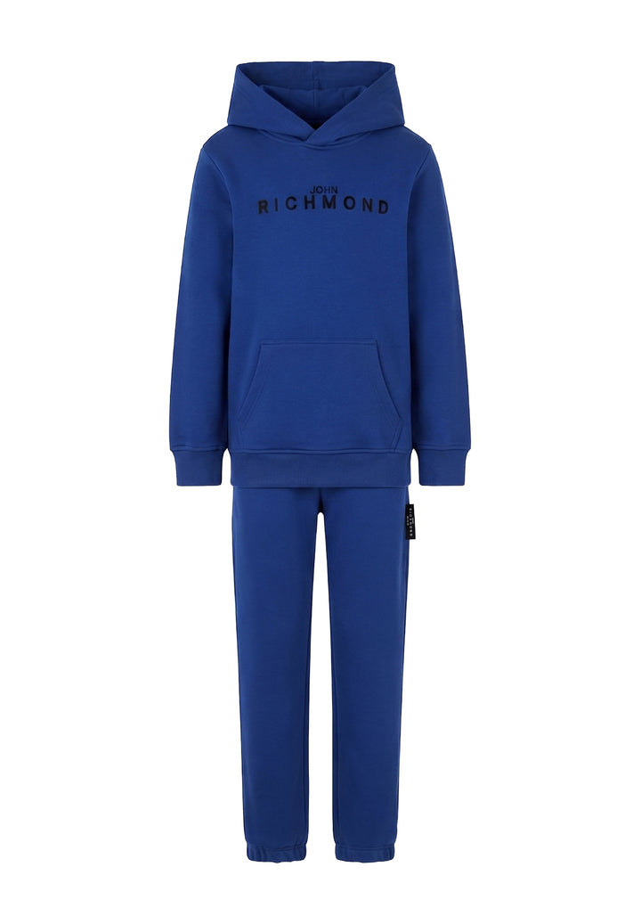 Completo felpa blu royal per bambino