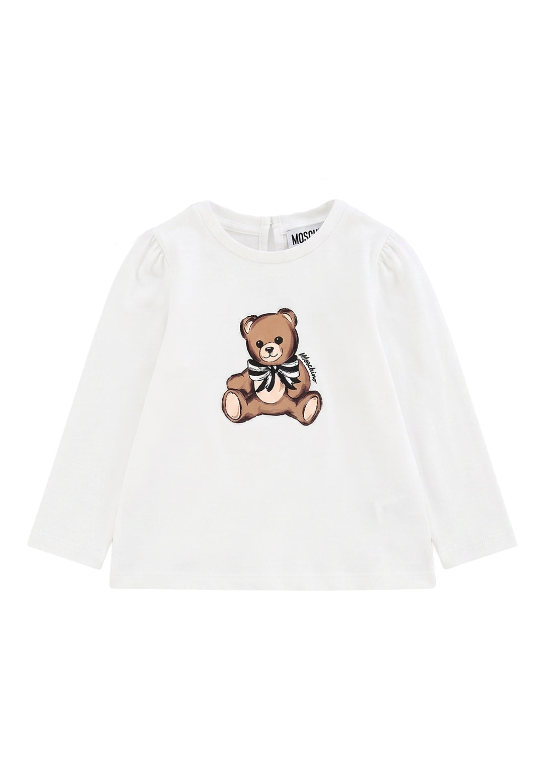 T-shirt bianca per neonata