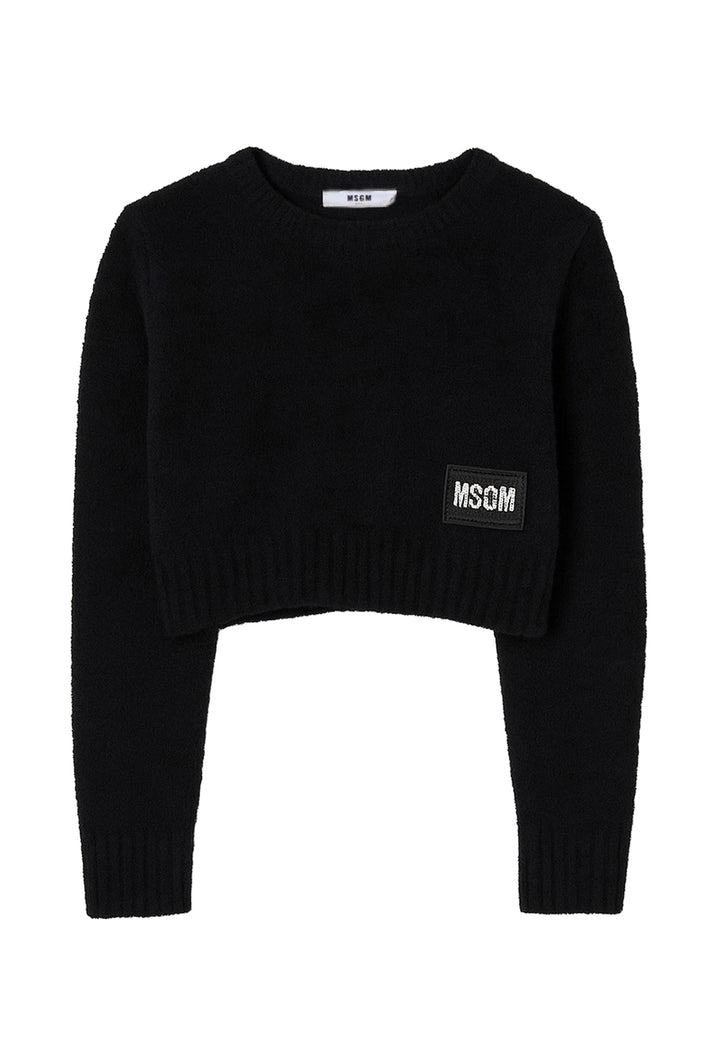 Maglione nero per bambina