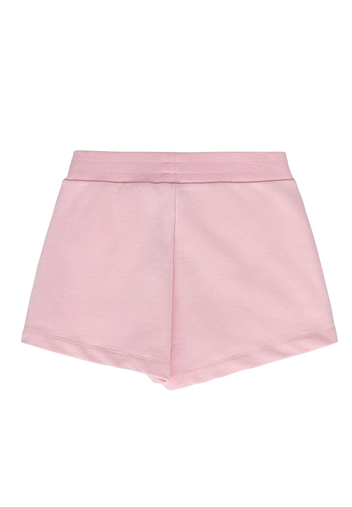 Short felpa rosa per bambina