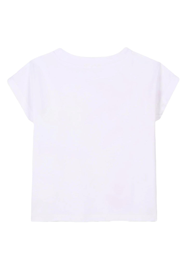 T-shirt bianca per bambina