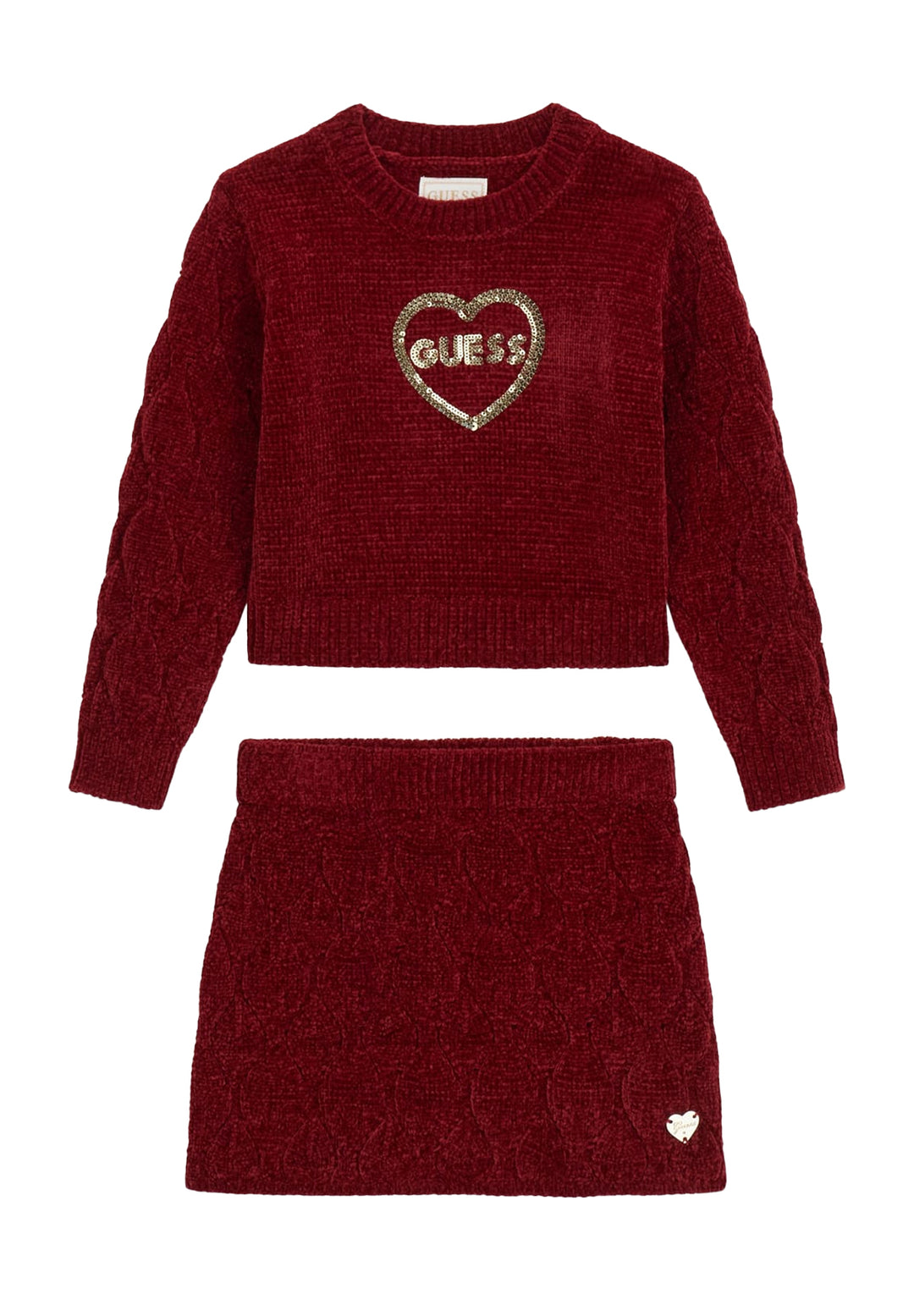 Completo rosso per bambina