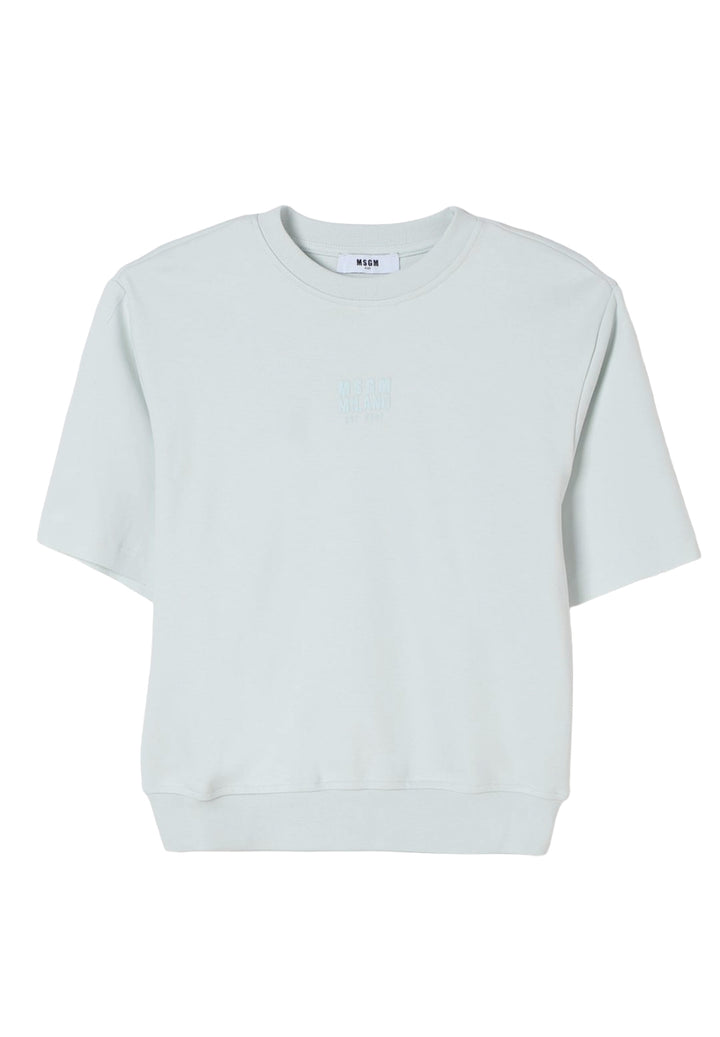 Felpa girocollo ghiaccio per bambina