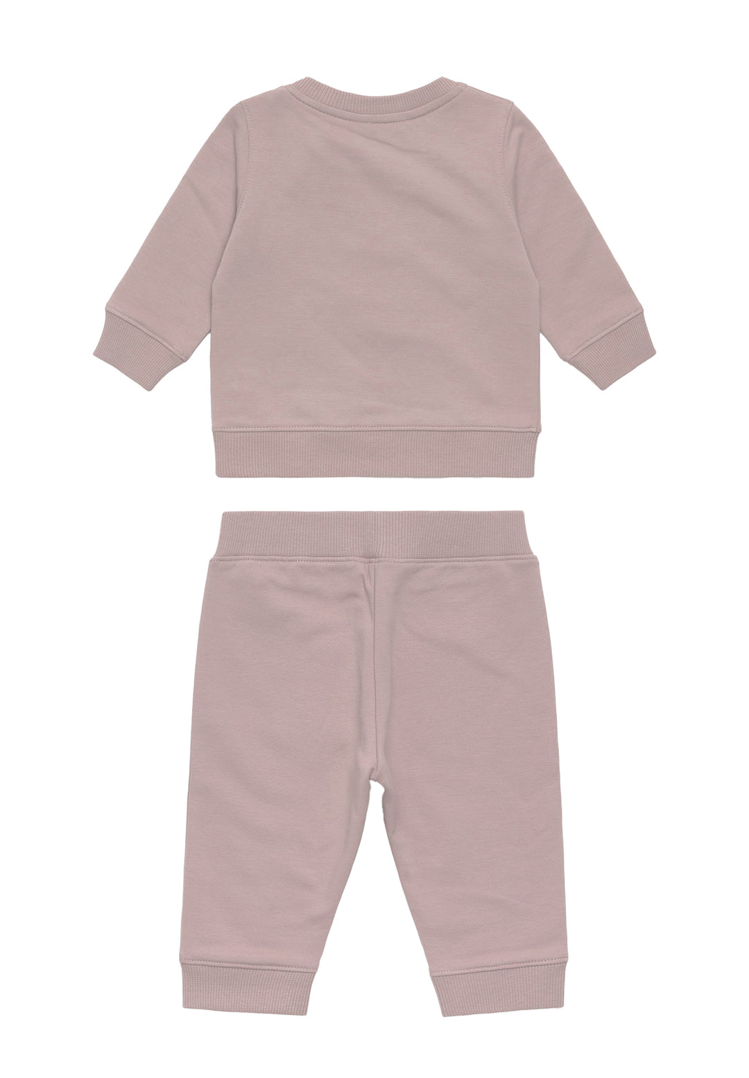 Completo felpa rosa per neonata