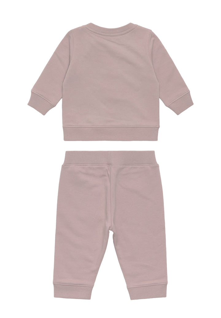 Completo felpa rosa per neonata