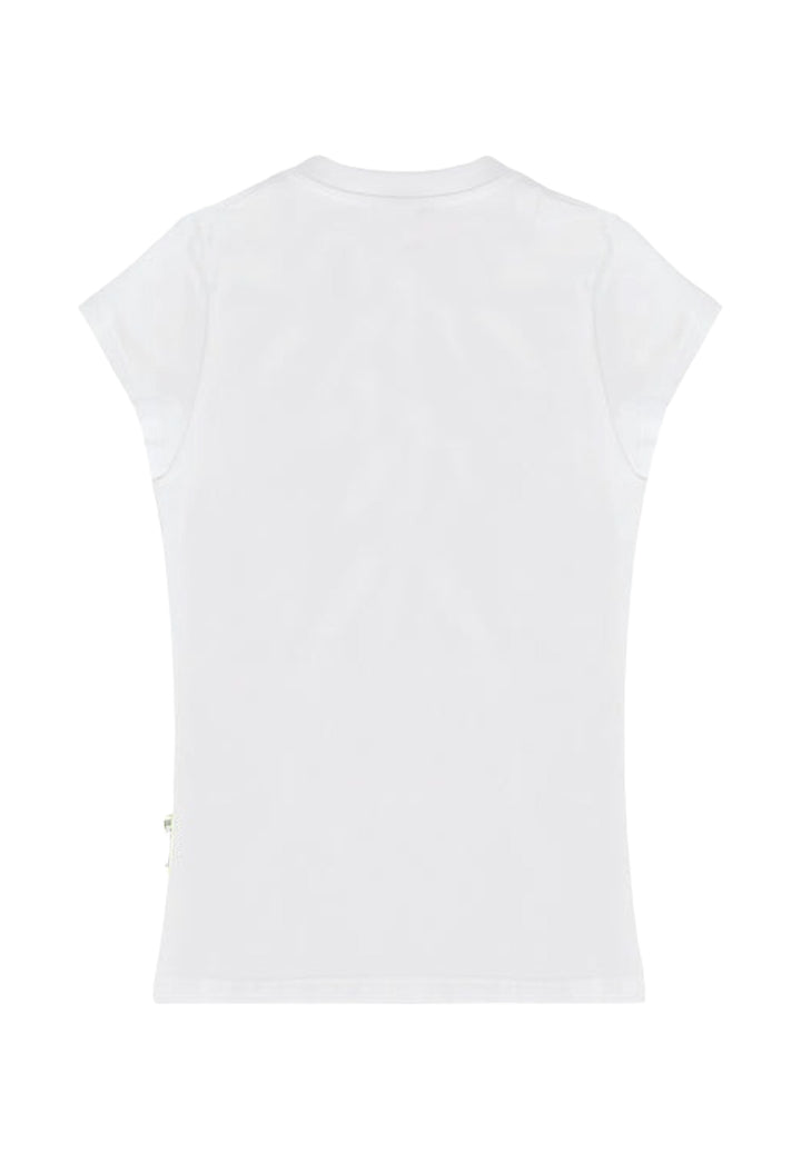 T-shirt bianca per bambina
