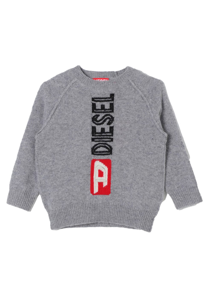 Maglione grigio per bambino