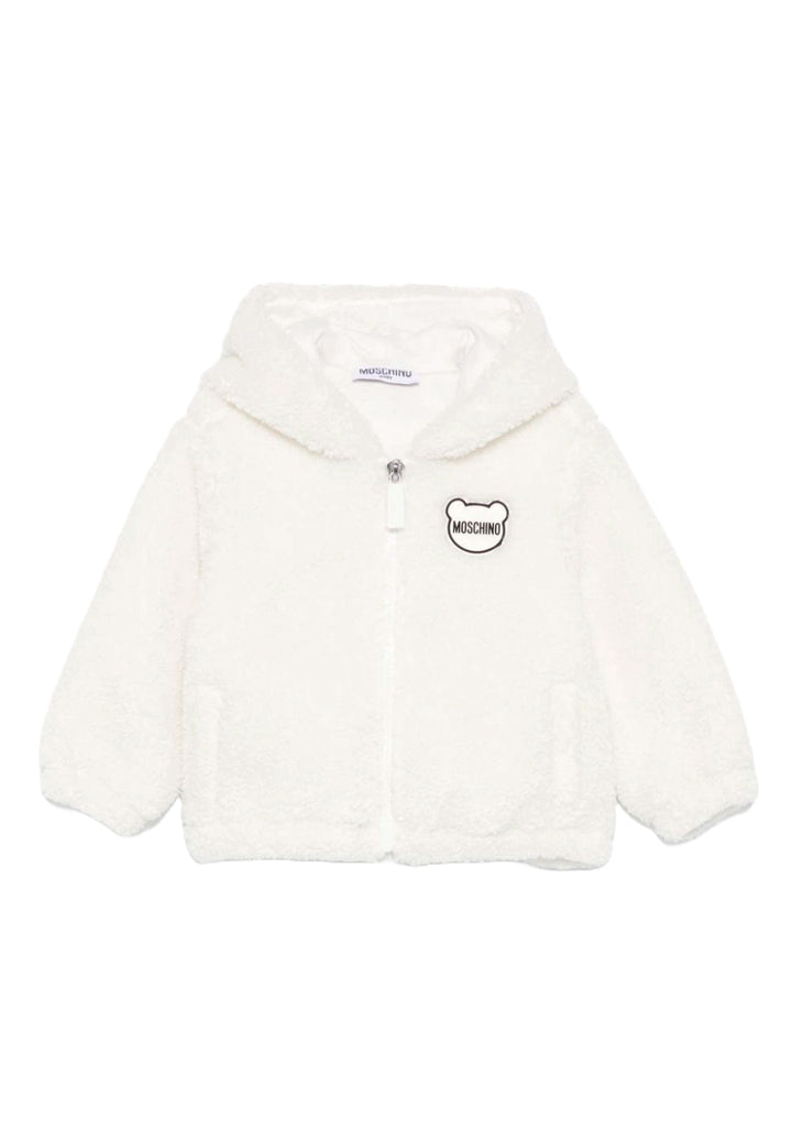 Giubbotto teddy crema per neonata