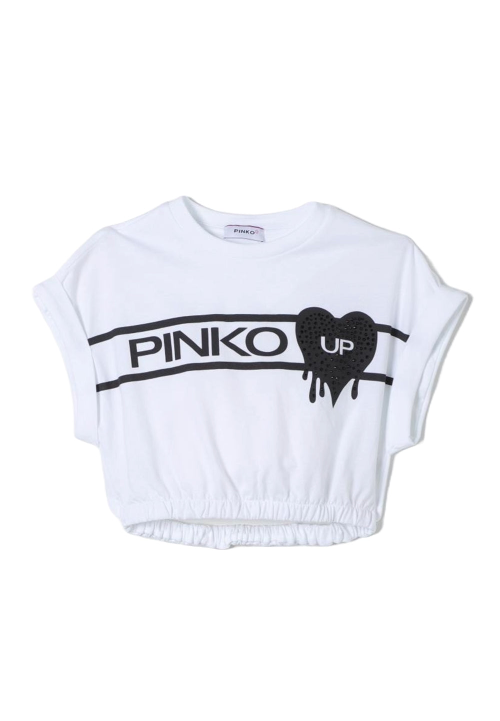 T-shirt bianca per bambina