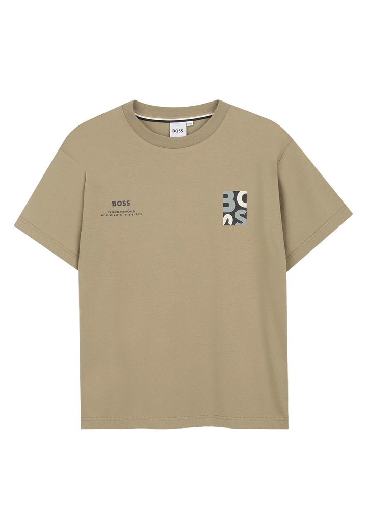 T-shirt marrone per bambino