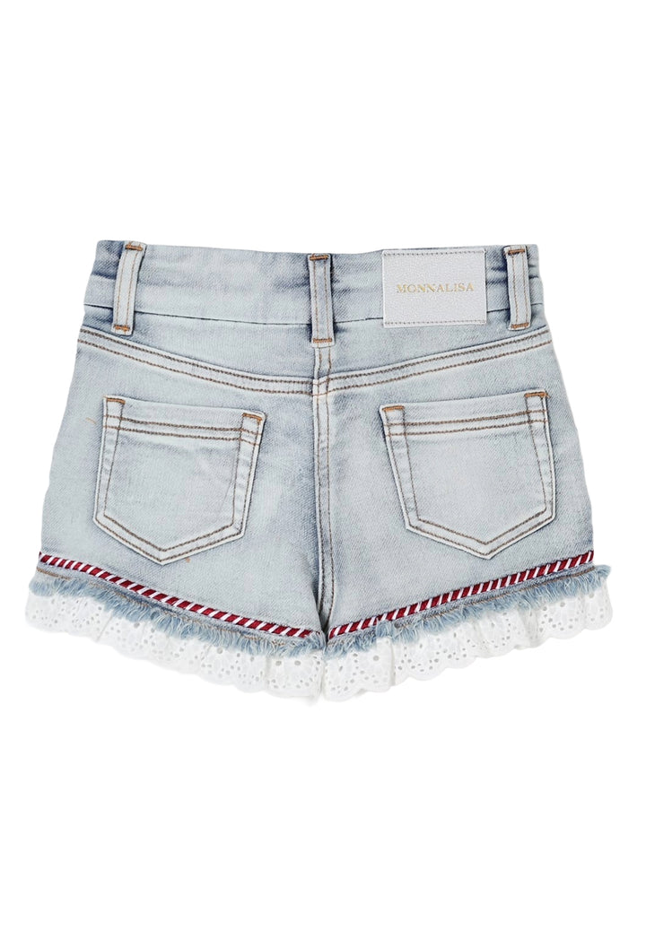 Blaue Jeansshorts für Mädchen