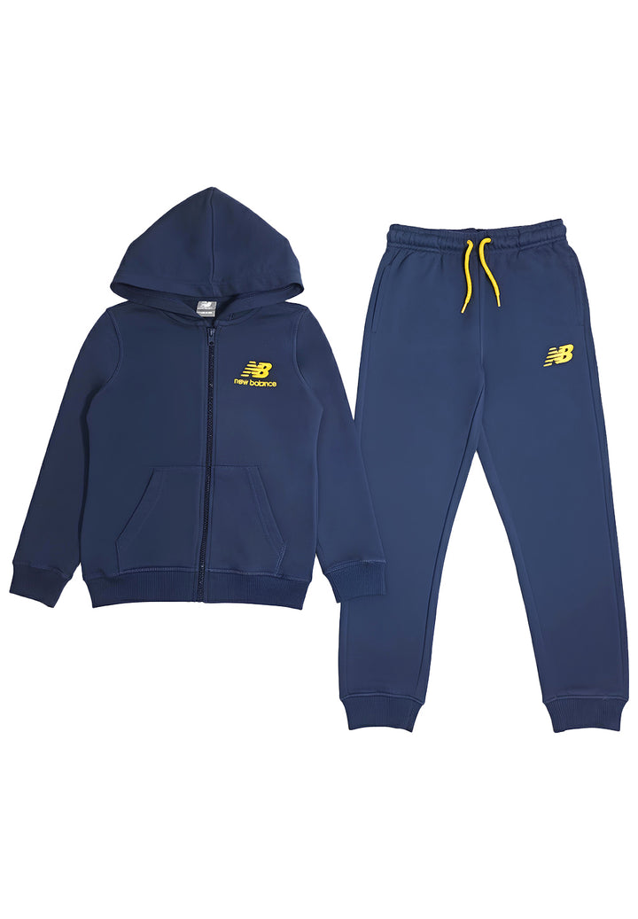 Completo felpa nero per bambina