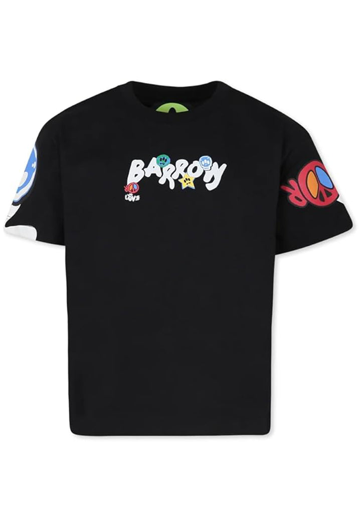 T-shirt nera per bambino