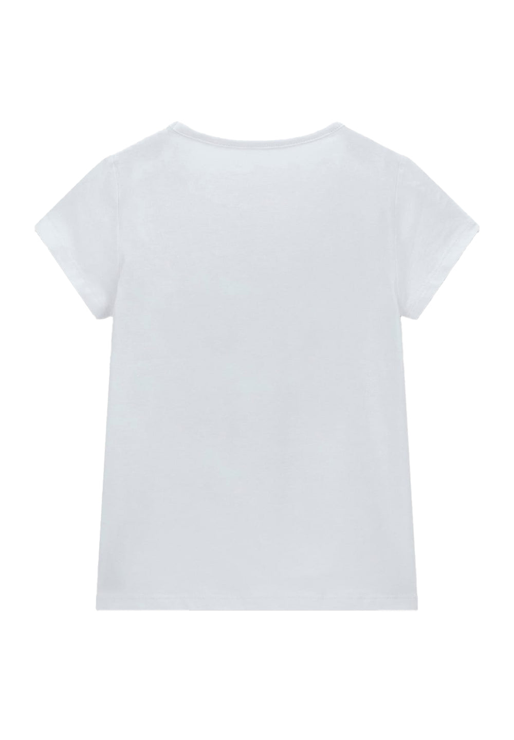 T-shirt bianca per bambina