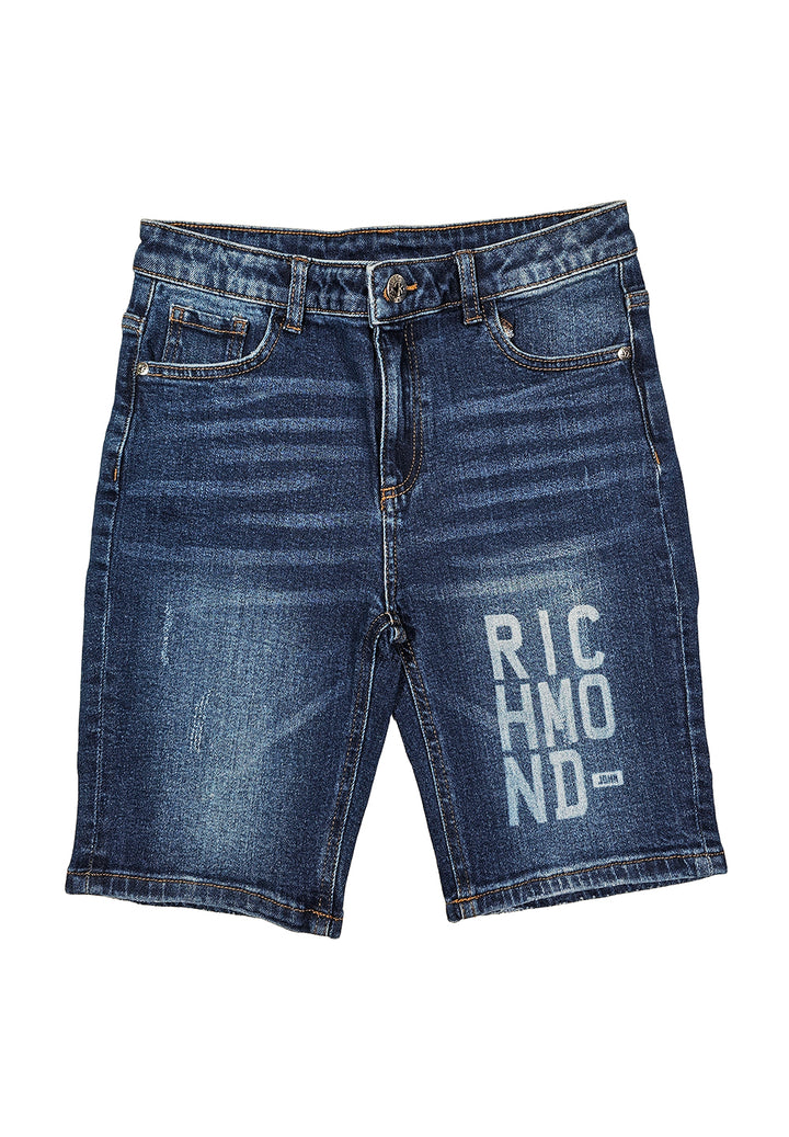 Bermuda denim blu per bambino