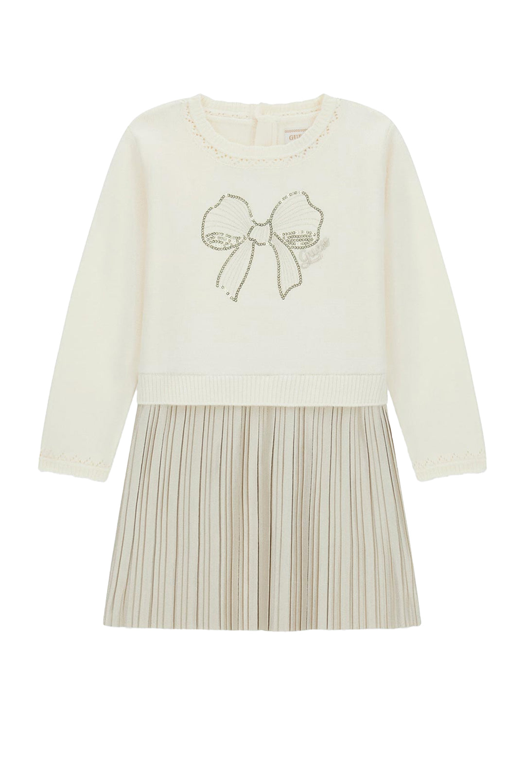 Vestito crema per bambina