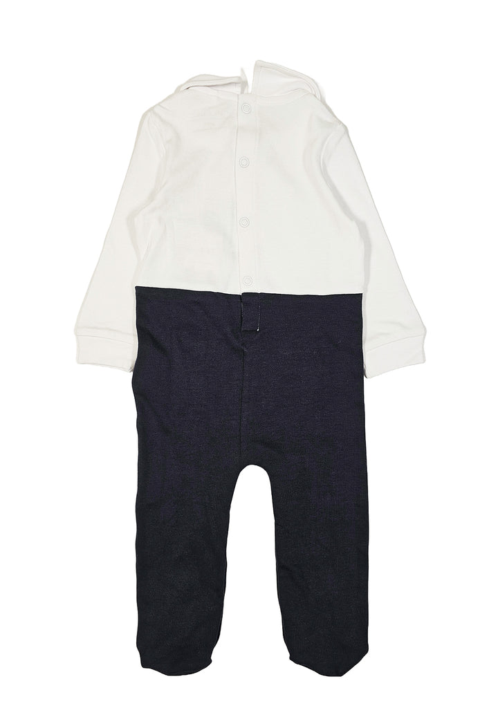 White-blue onesie for newborns