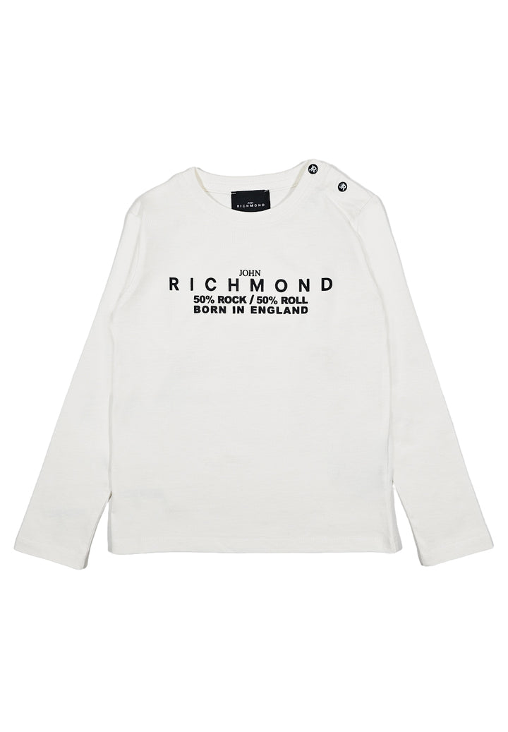 T-shirt bianca per neonato