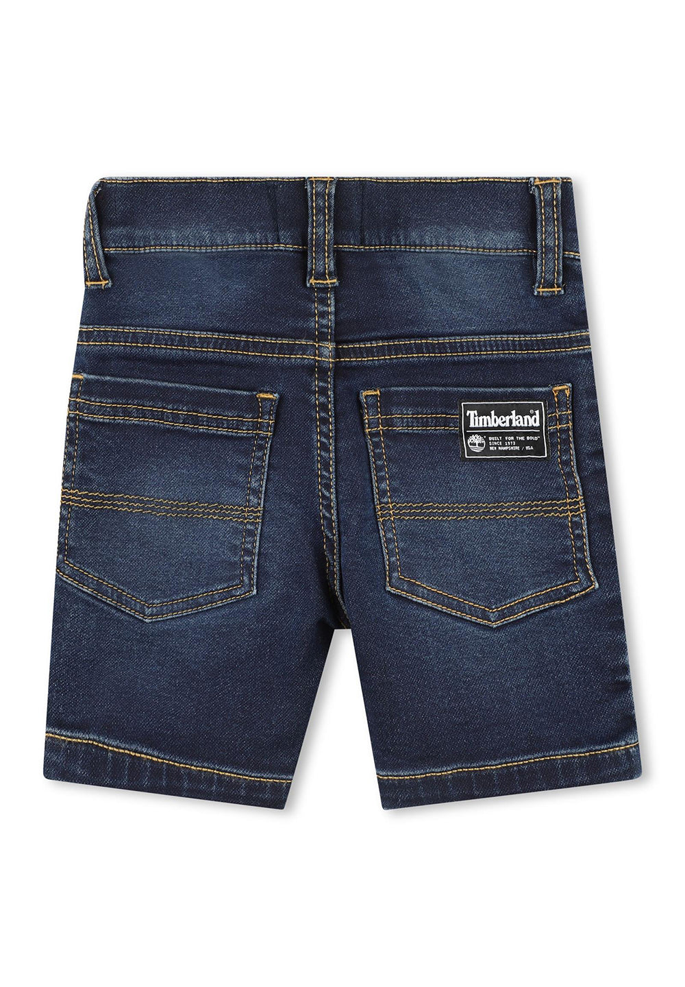 Bermuda blu denim per neonato