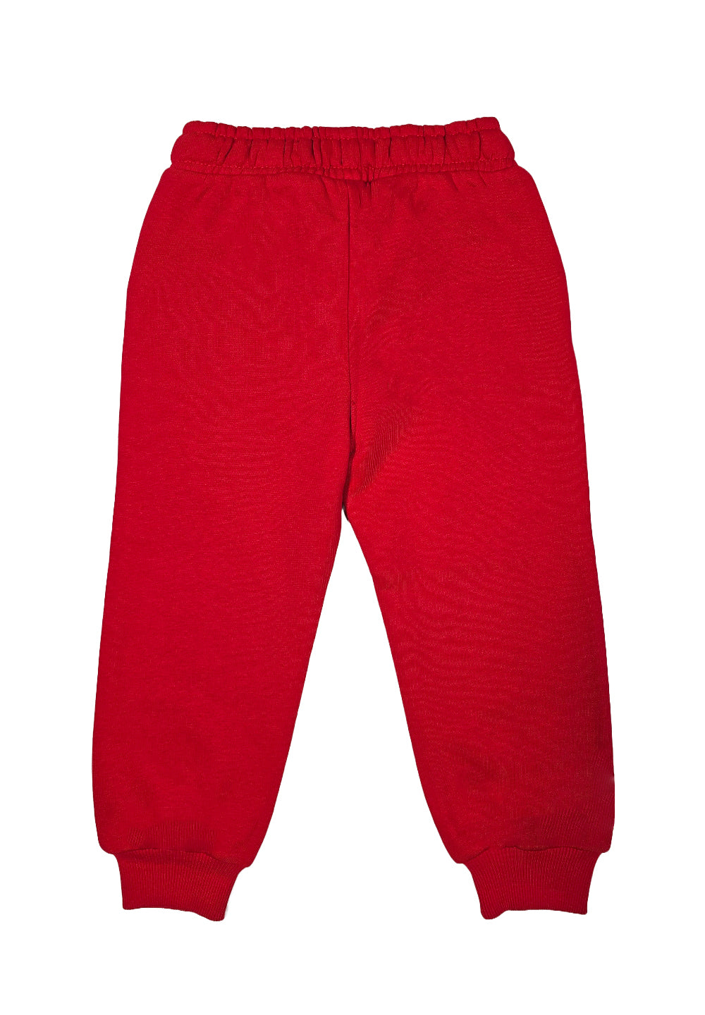 Red fleece trousers for boy