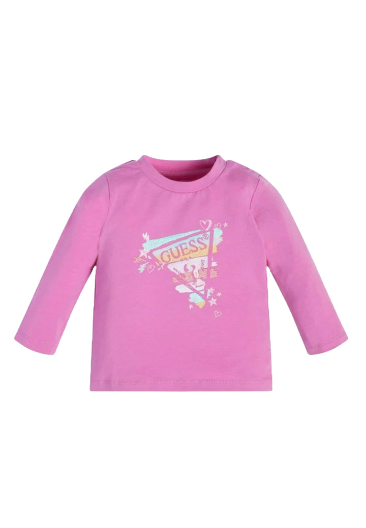 T-shirt rosa per neonata