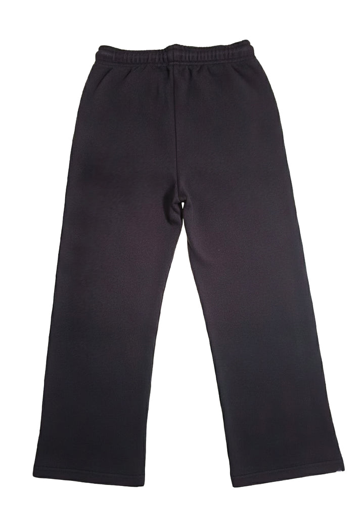 Pantalone felpa nero per bambina