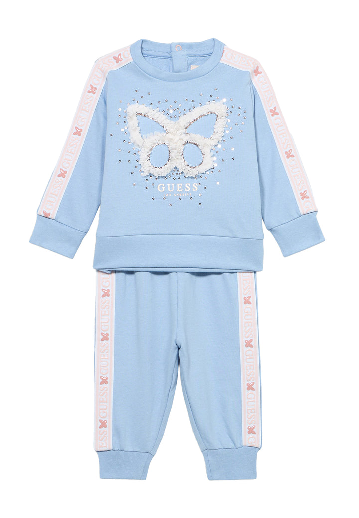 Completo celeste per neonata