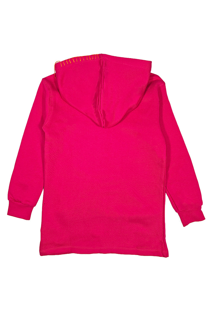 Maxi-Sweatshirt in Fuchsia für Mädchen