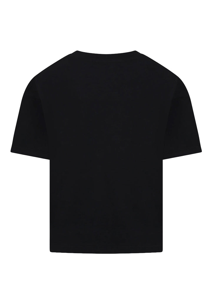T-shirt nera per bambina
