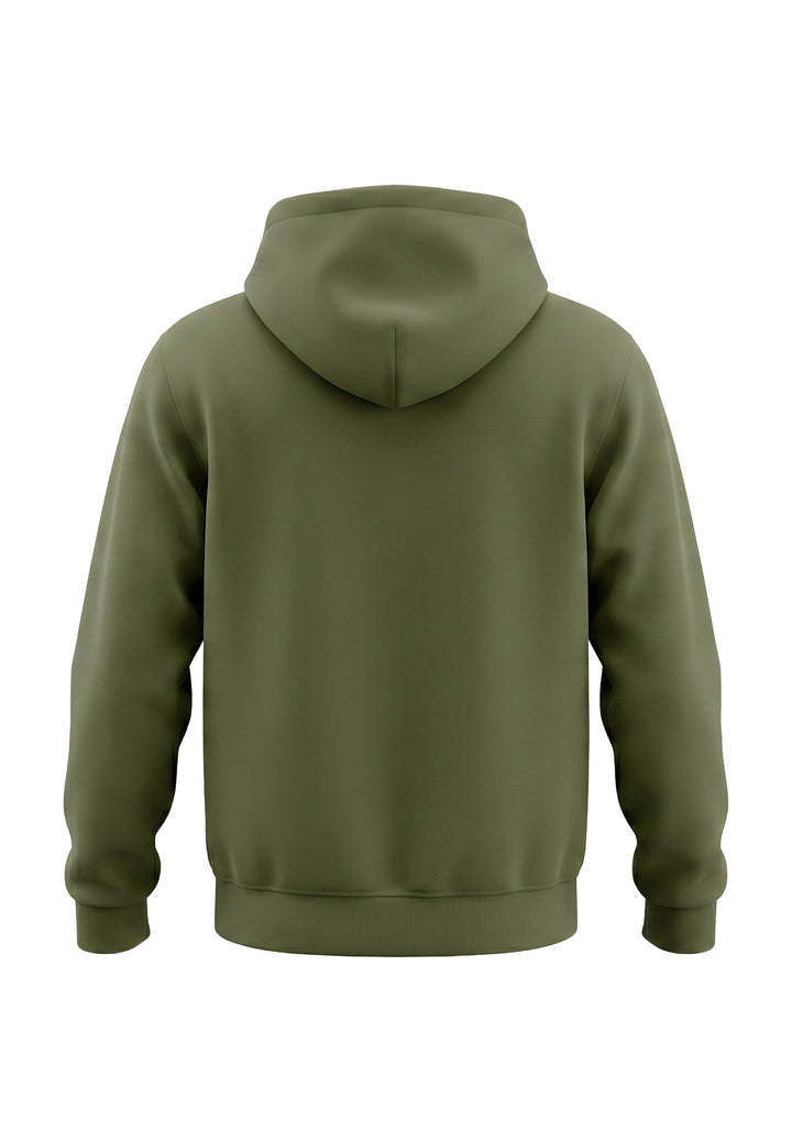 Felpa cappuccio verde per bambino
