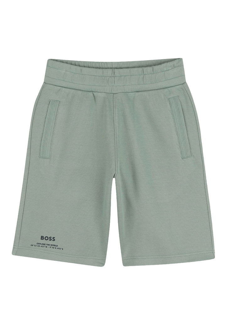 Bermuda verde per bambino